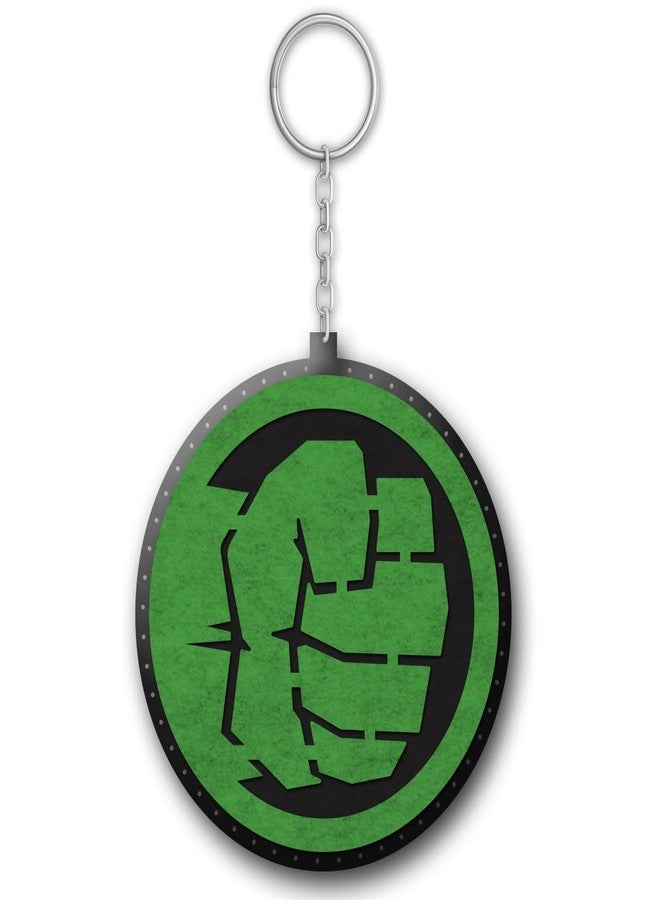 iCraft DIY Felt Keychain Kit for Kids - Easy Sew Plush Craft for Fine Motor Skills & Parent-Child Fun - Ages 6-12 (The Hulk) - Image 1